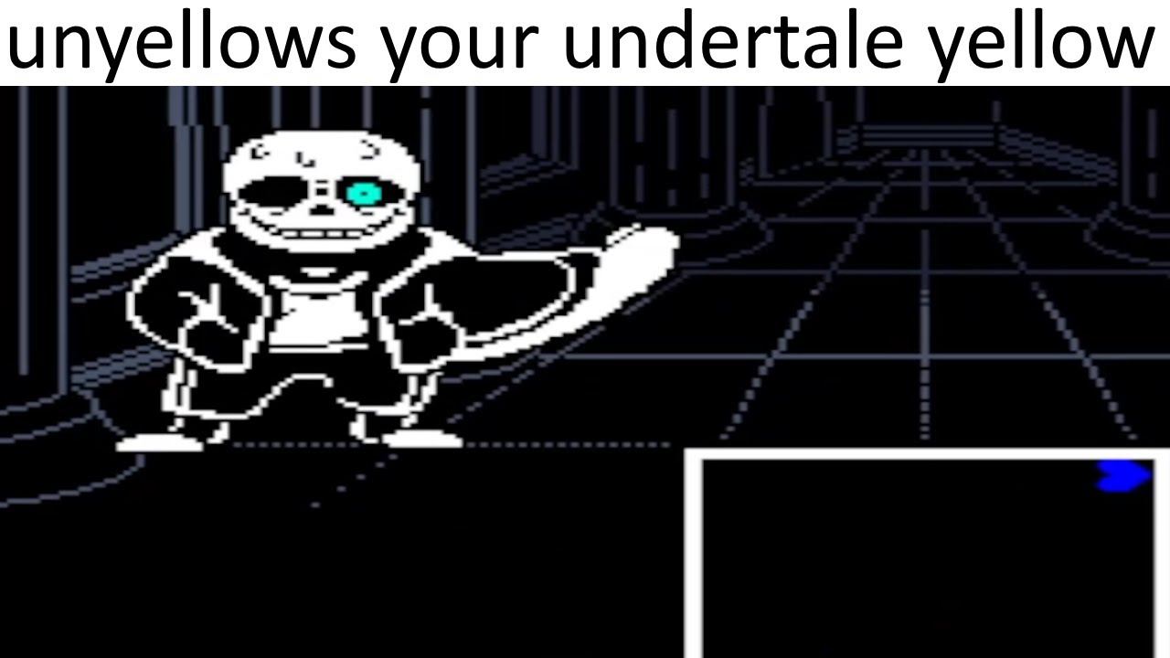 The Obligatory Undertale Yellow Sans Fight