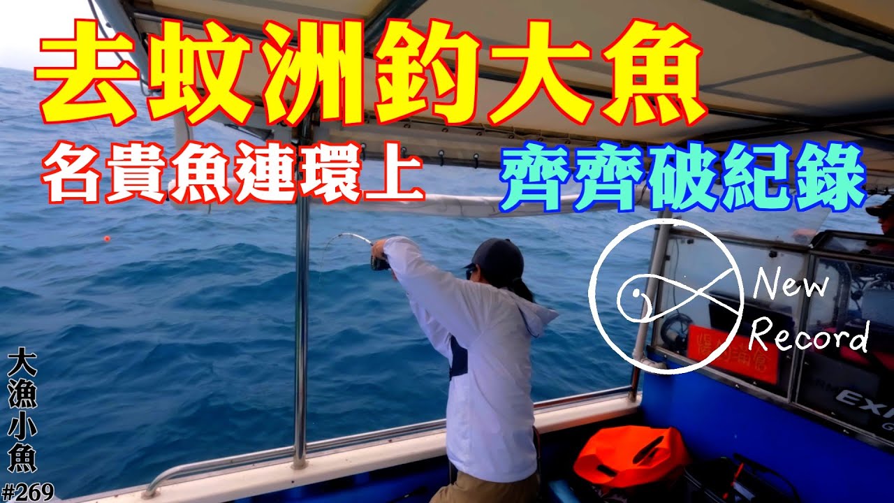 去蚊洲釣大魚 名貴魚連環上 齊齊破紀錄┃大漁小魚#269