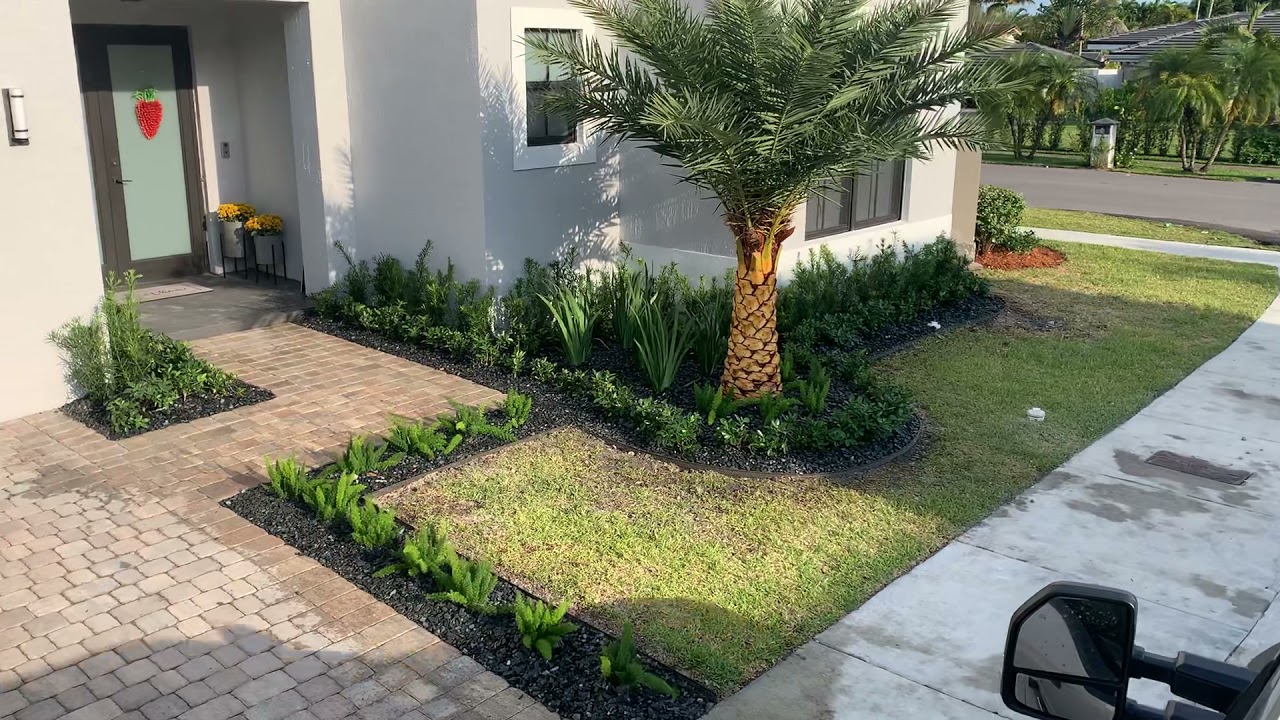 Beautiful Modern Landscape Design miami Florida