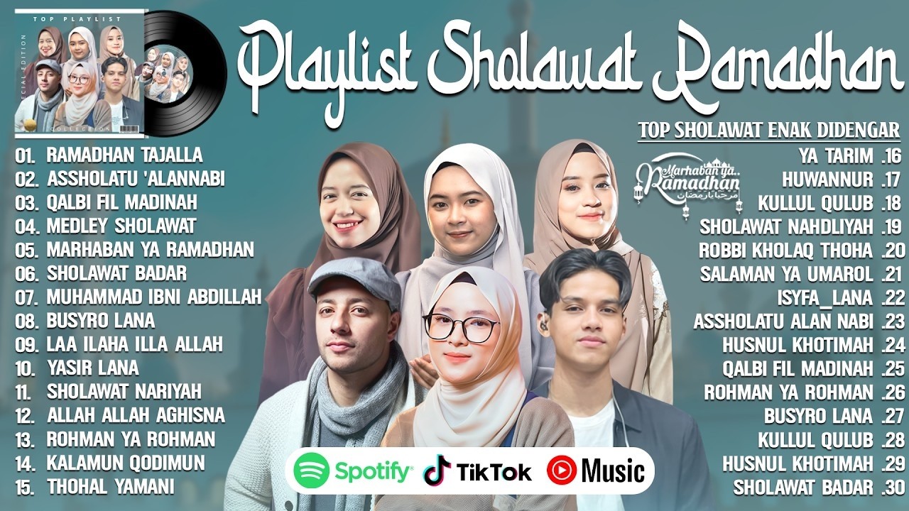 PLAYLIST BULAN RAMADHAN 2026 - MAHER ZAIN, ADZANDO DAVEMA, NISSA SABYAN, AI KHODIJAH & RISA SOLIHAH