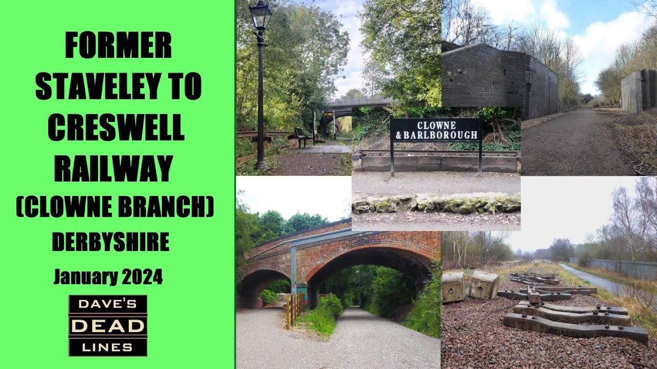 Old Railway from Staveley to Creswell. (Former Clowne Branch)