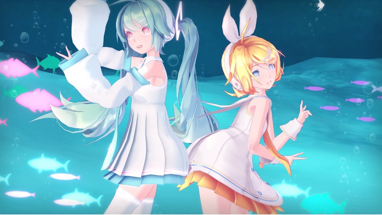 【MMD】Dive to Blue【sour式MIKU RIN】