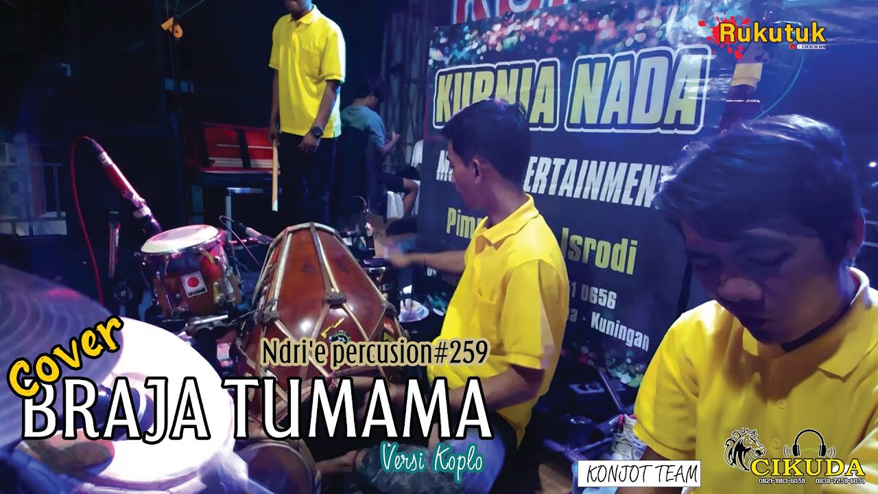 BRAJA TUMAMA  (Dewi Kirana) || COVER GENDANG RAMPAK ANDRI MARTIN