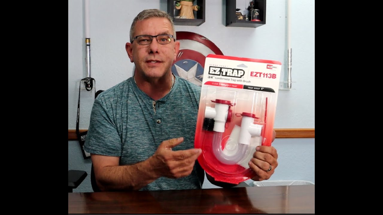 A Cleanable, Transparent Condensate Drain Trap for Air Conditioners