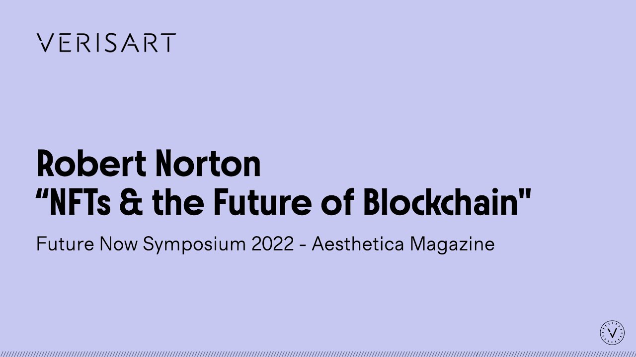 Robert Norton at Future Now Symposium 2022 - Aesthetica Magazine