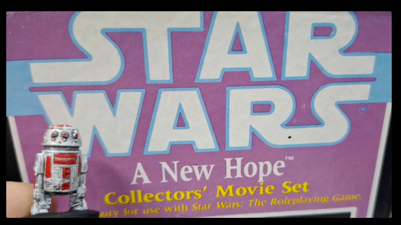 Let's Paint, R5 D4, Metal, West End Games, 1988, 25mm Star Wars, Full Tutorial.