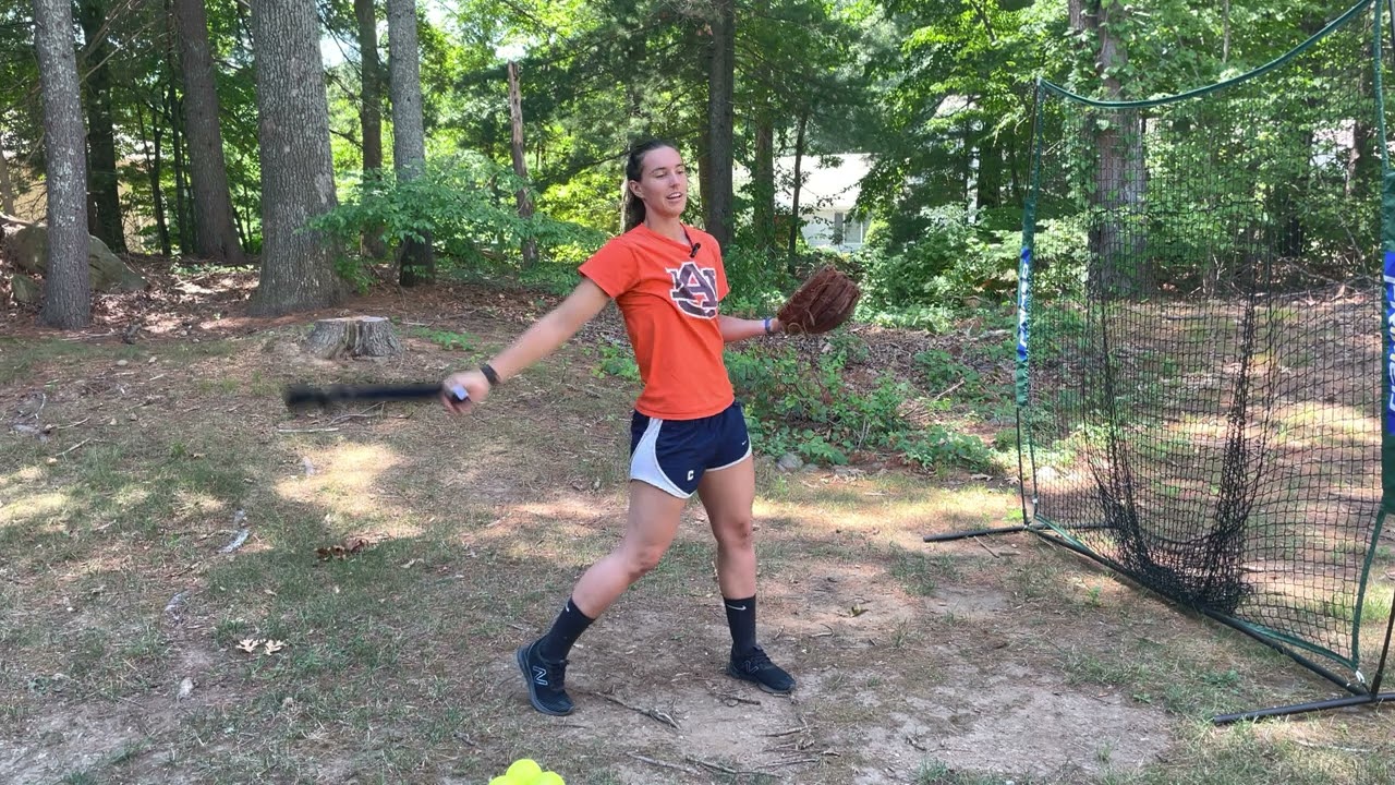 Keep your throwing arm long and loose to maximize your pitching!