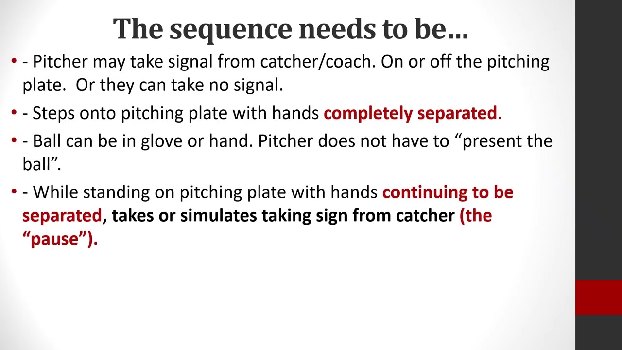 Week 3 SUM Training  Rule 6 Pitching.