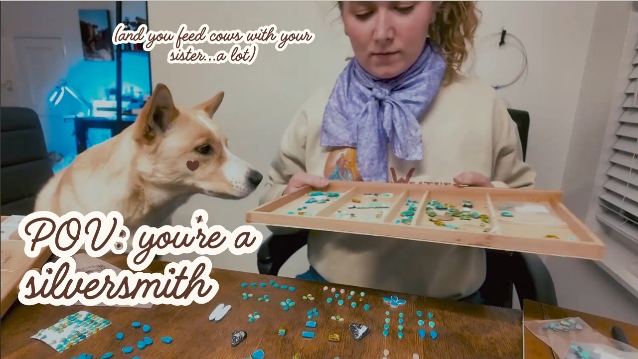 I fed cows and made a huge jewelry collection | Silversmith Vlog | Small Jewelry Business |