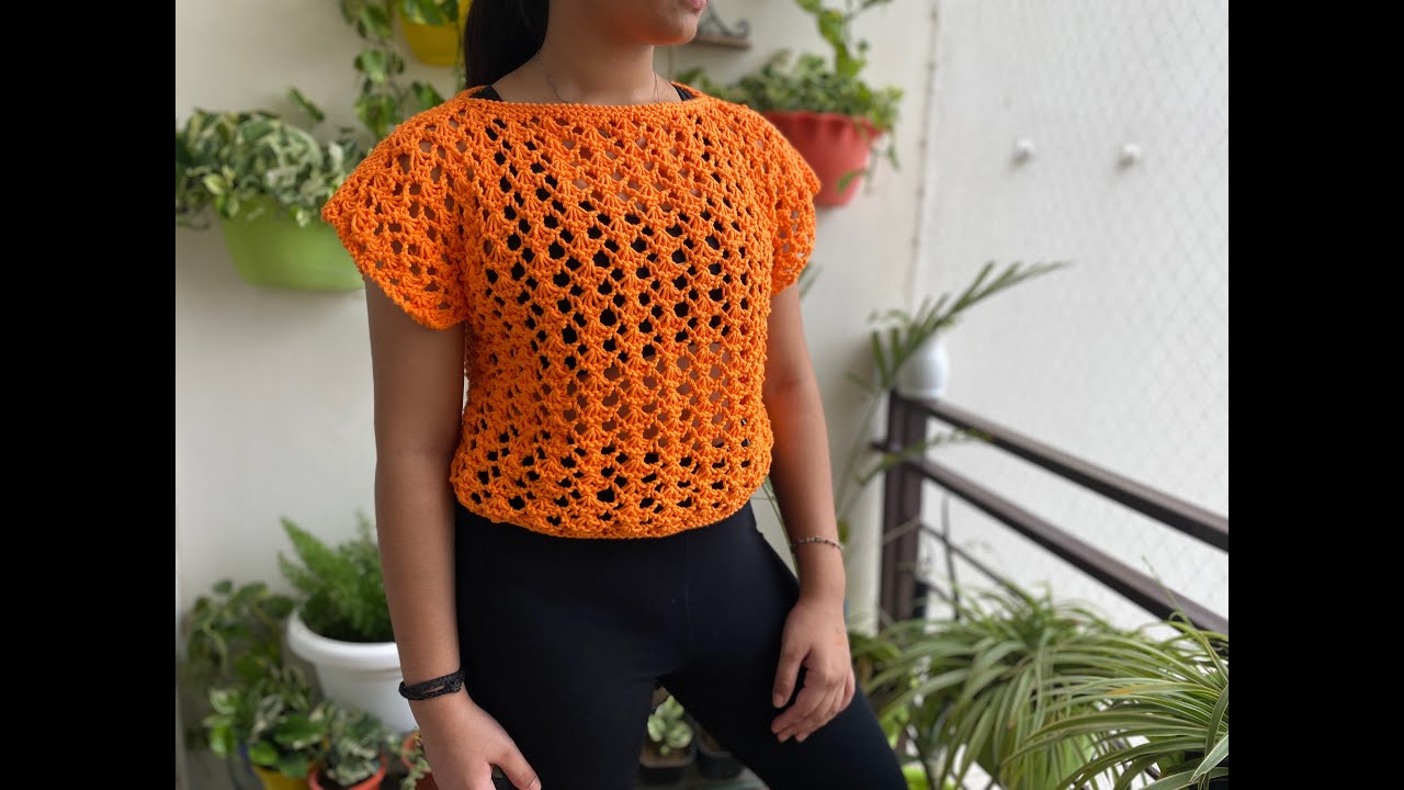 Knitting Latest Fashion Summer Top || Elegant|| For Girls & Ladies ||सूती धागे से बुनाई|| Trendy Top