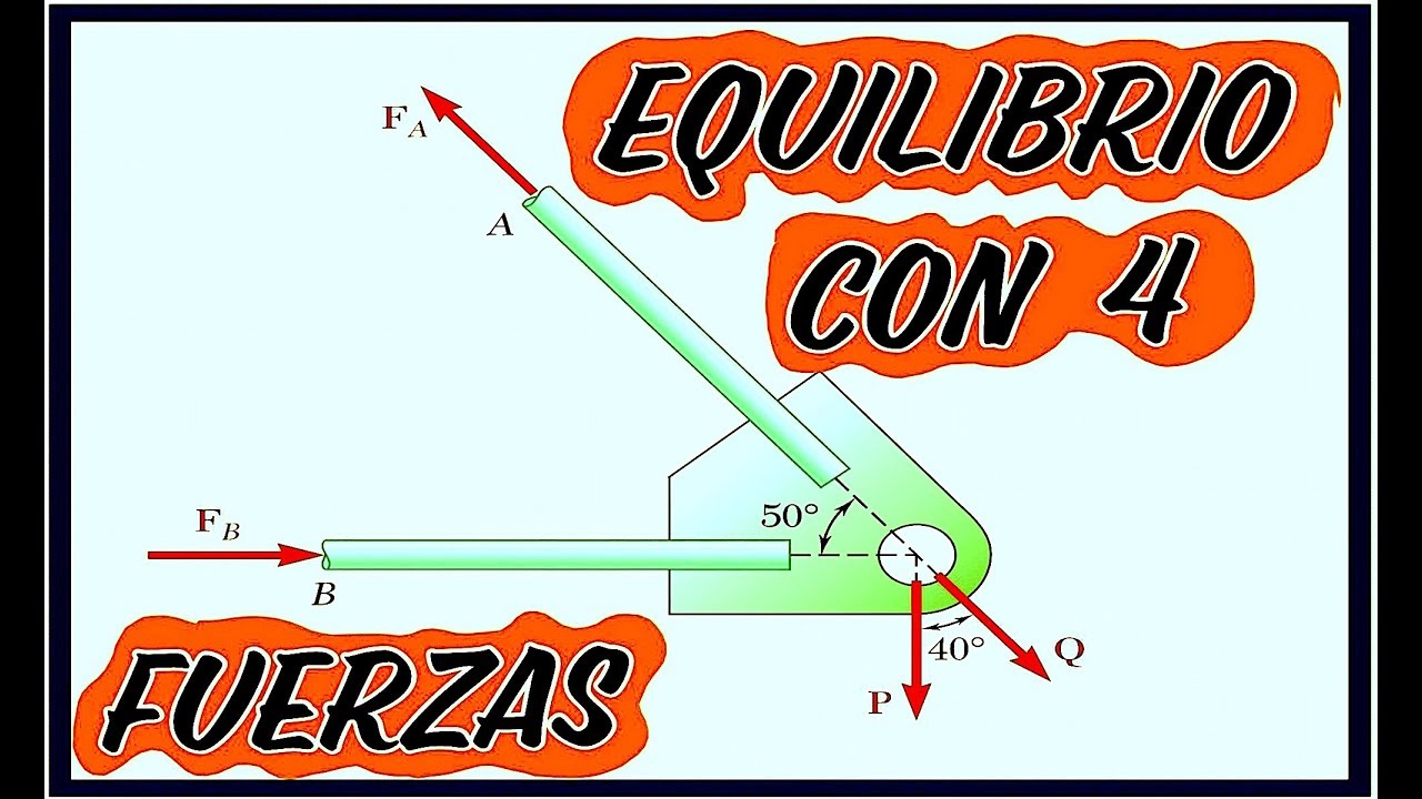 Estatica: Ejercicio 2-49 Beer and Jhonston || equilibrio de partícula en 2D