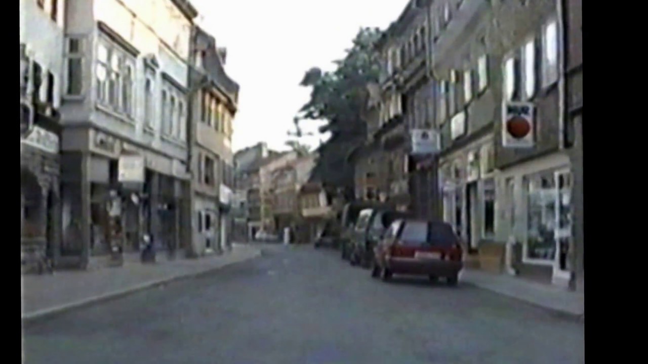 Meiningen - Video mit Rundfahrt u  Rundgang vom 5  Juli 1991