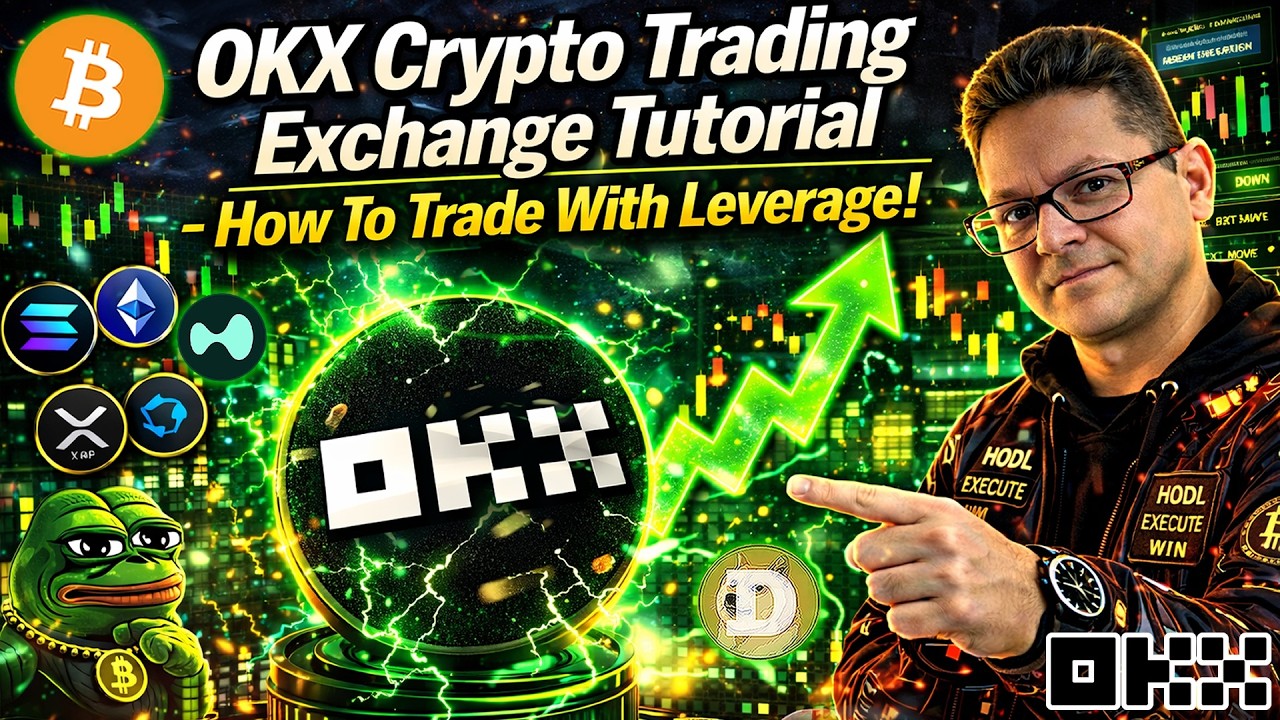 OKX Exchange Crypto Trading Tutorial | How To Trade With Leverage 🚀