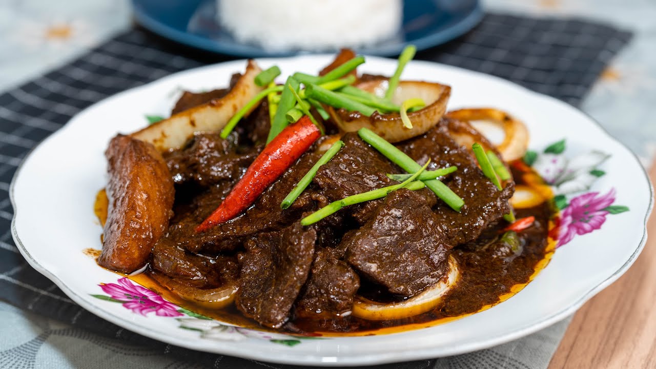 Daging Masak Kicap dan Kentang