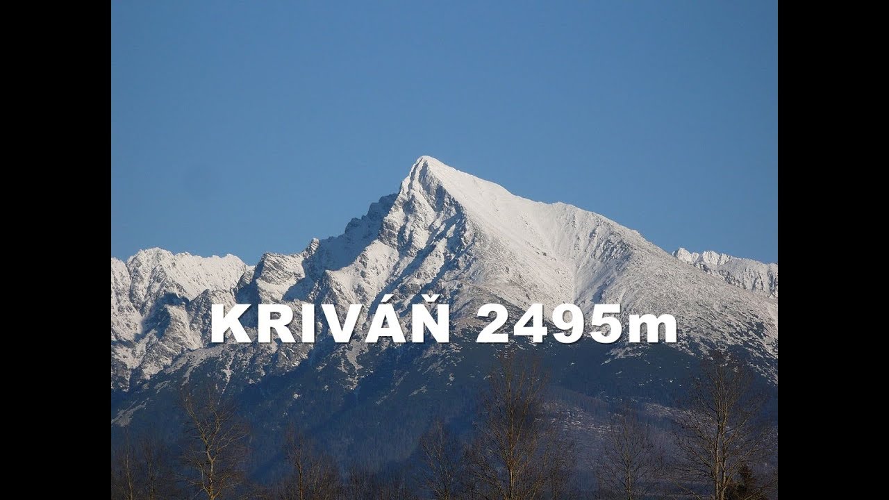 Kriv&aacute;ň 2495m | Vysok&eacute; Tatry | Slowakei