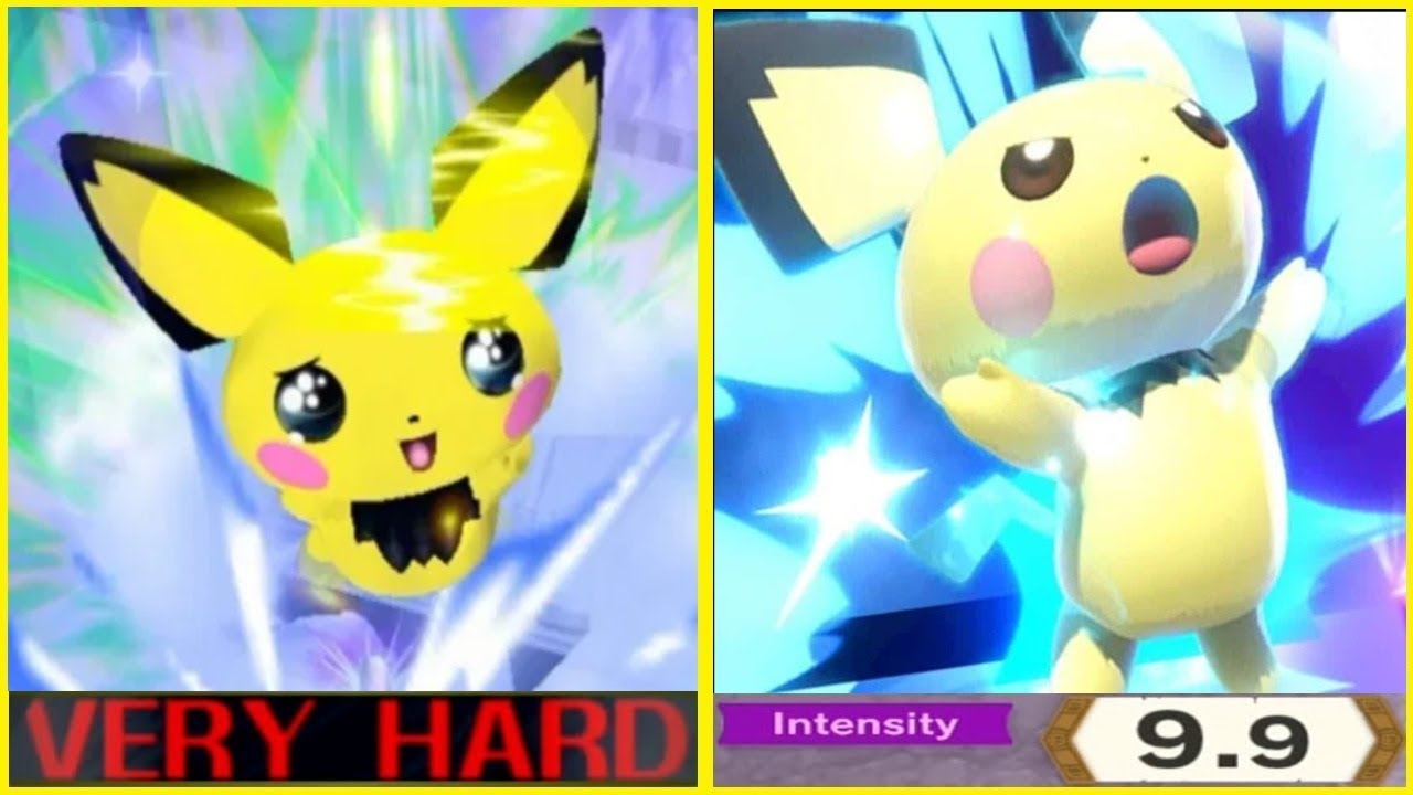 Pichu Classic Mode - Melee and Ultimate (Hardest Difficulty)