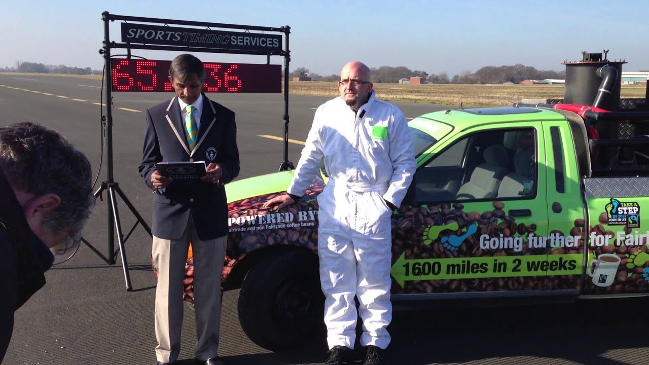 World Speed Record For Coffee Car