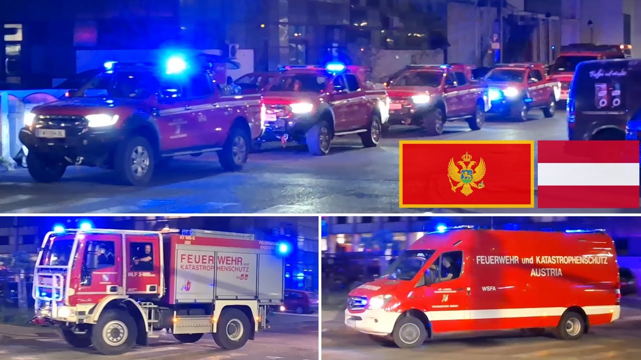 Austrian Firefighters in Montenegro!