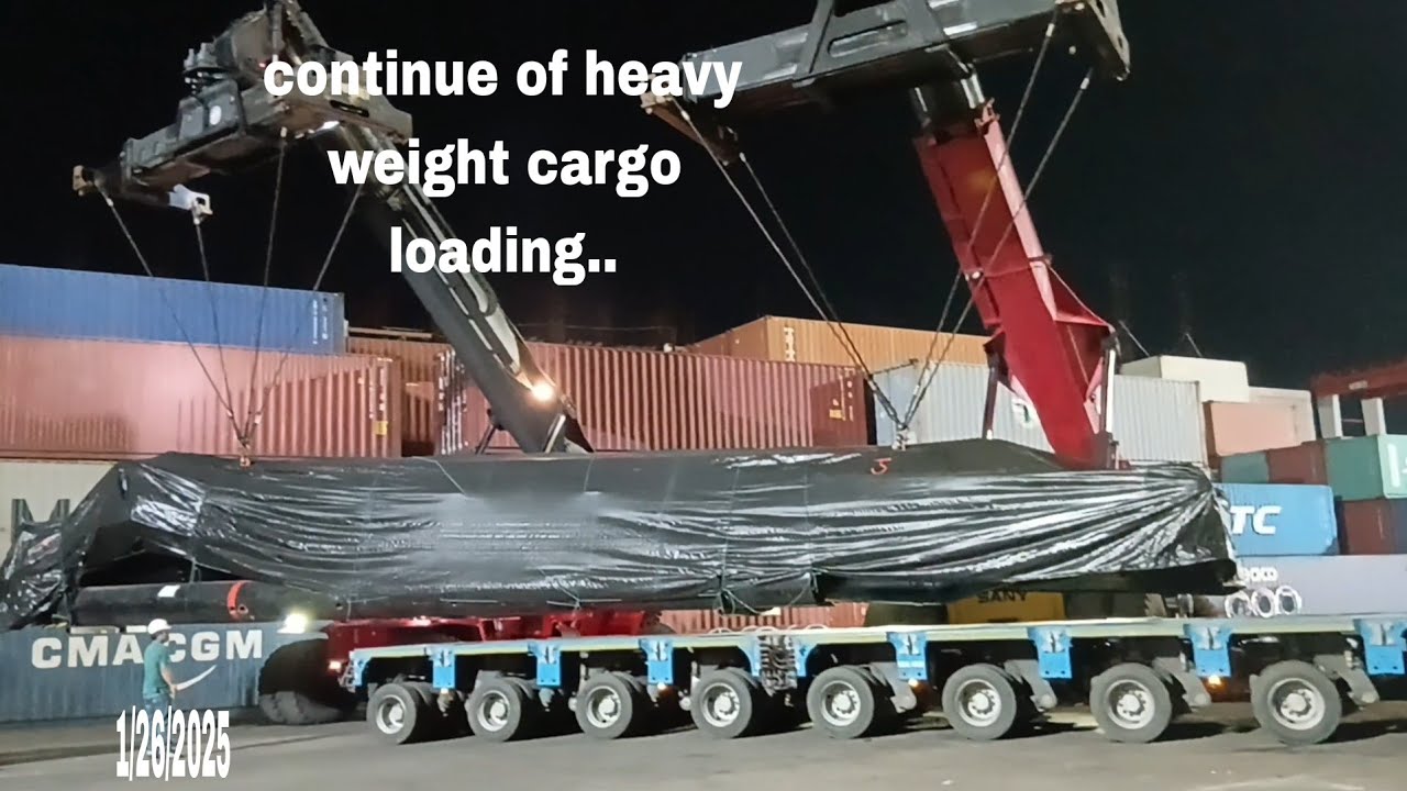 continue loading of our over weight cargo.