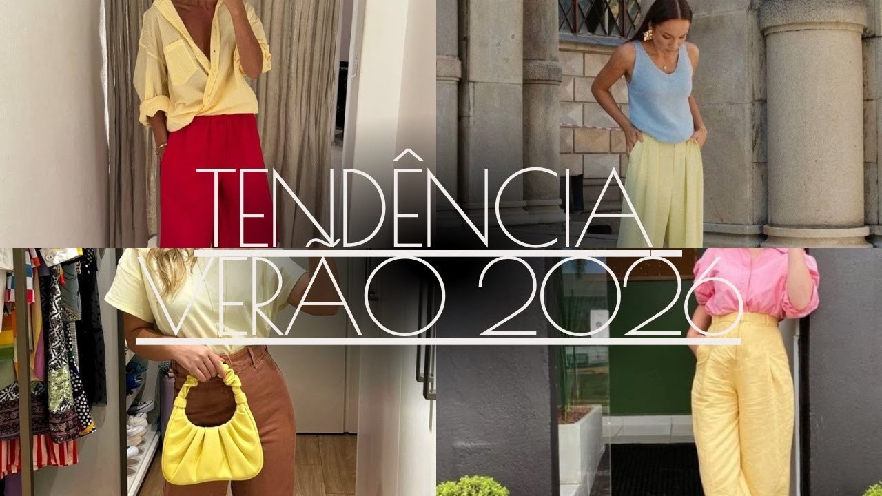 Como combinar a cor AMARELO MANTEIGA - TEND&Ecirc;NCIA DE MODA VER&Atilde;O 2026