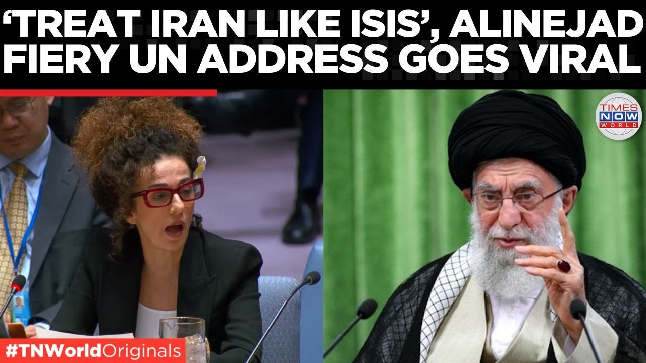 WATCH: Iranian Journalist Masih's Alinejad 15 Minute Speech Stuns UNSC!