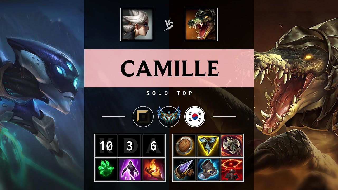 Camille Top vs Renekton - KR Challenger Patch 25.14