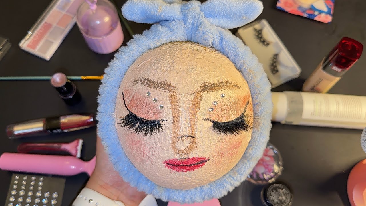 🍈 Glamorous Melon? ASMR Makeup Art 🎨[No Talking]