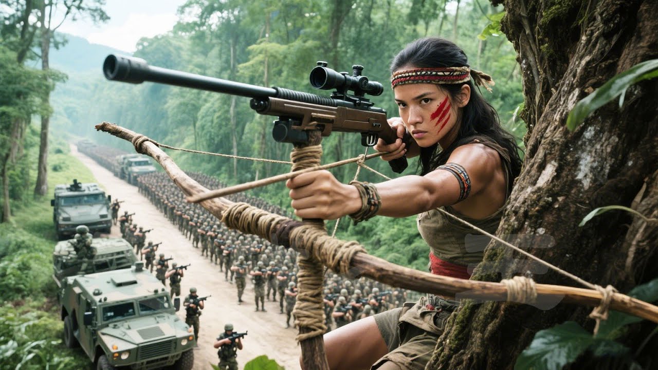 1000日軍入侵山野叢林，美女狙擊手百發百中瘋狂掃射狙殺 🔥 抗日 | Kung Fu