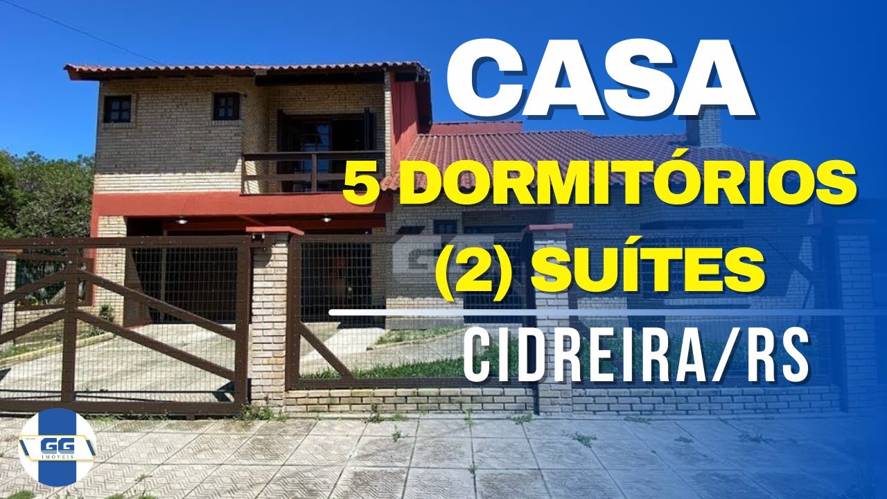 CASA A VENDA NO CENTRO DE CIDREIRA.  REF: 236