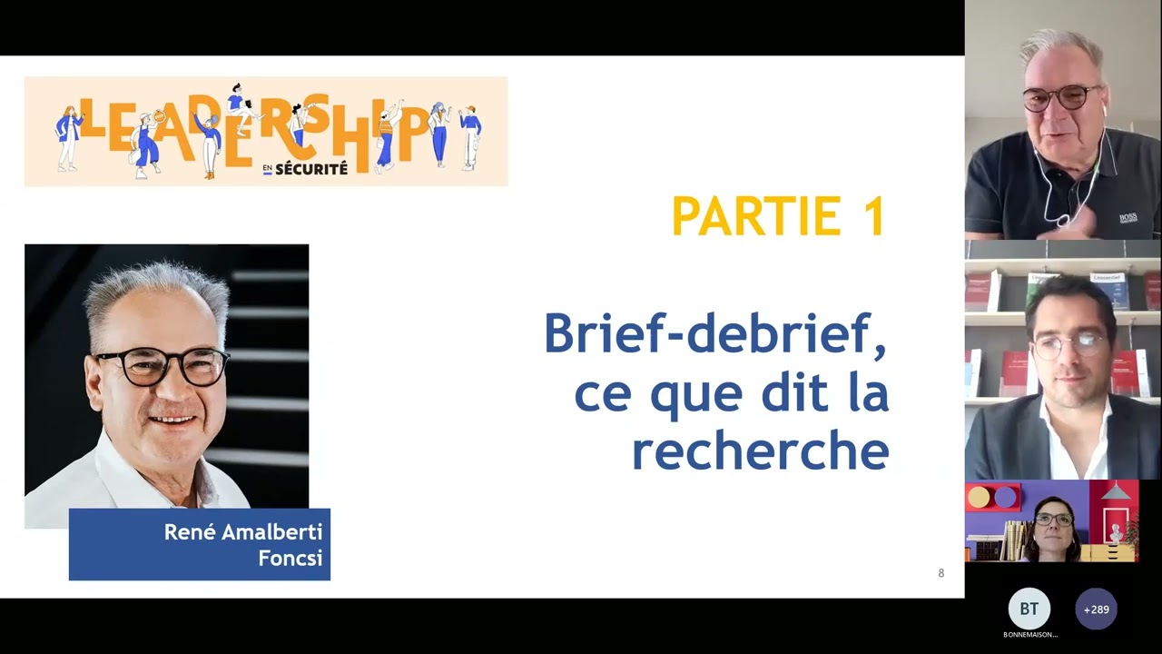 Webinaire - Briefing-debriefing : un outil du leadership