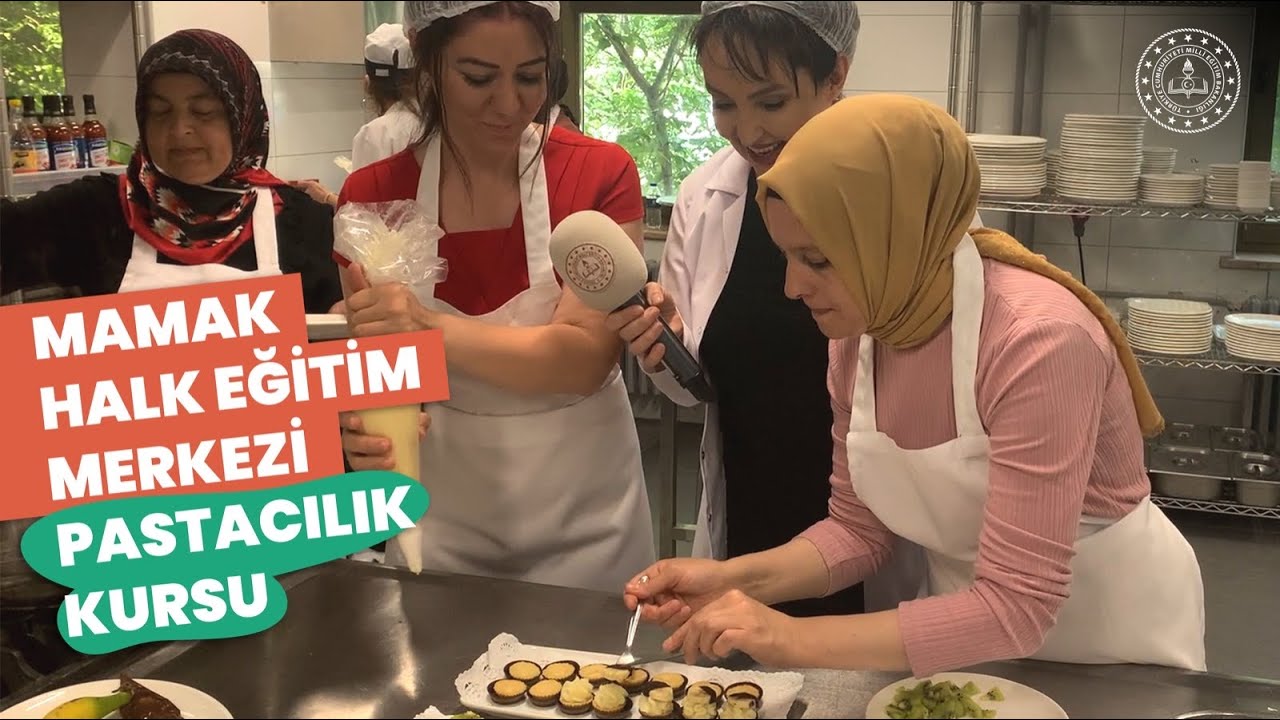 ''Okul Yolu''nun ilk b&ouml;l&uuml;m&uuml;nde Mamak Halk Eğitim Merkezi pastacılık kursuna misafir olduk 🥮🧁🍪