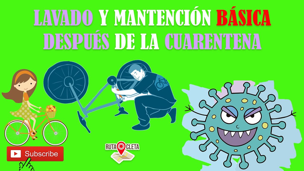 RUTA CLETA - LAVADO Y MANTECIÓN BÁSICA DE TU BICICLETA DESPUÉS DE LA CUARENTENA