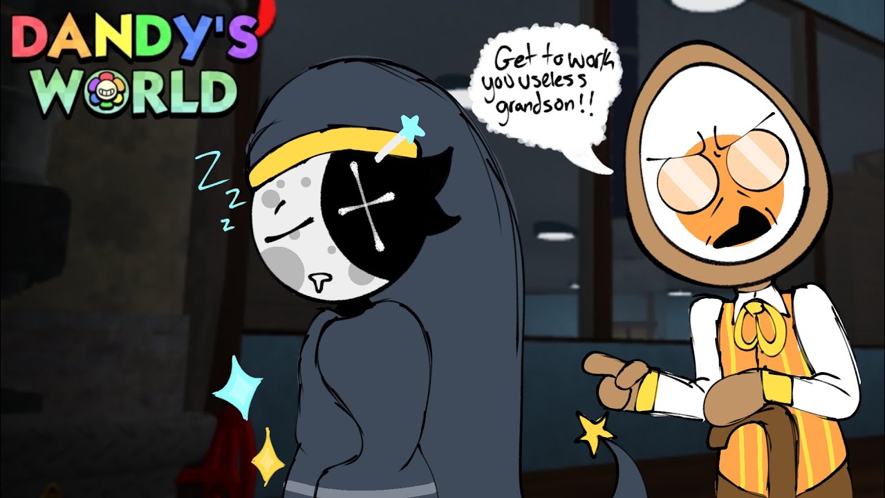 GRANDPA EGGSON and His Useless Grandson Play DANDY’S WORLD!