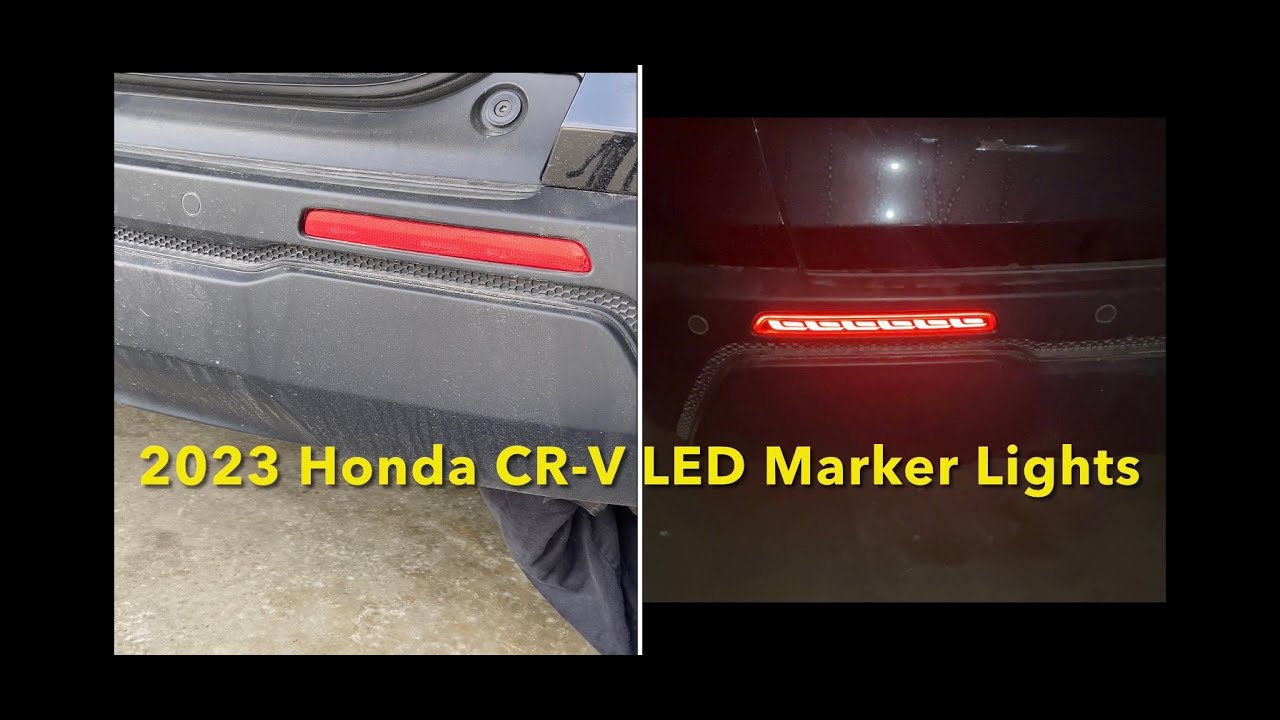 Установка светодиодных отражателей на Honda CR-V 2023 2024 2025 2026
