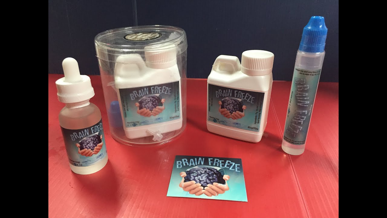 BEST BLUE RASPBERRY E-JUICE - BRAIN FREEZE FROM THE VAPOR STILL