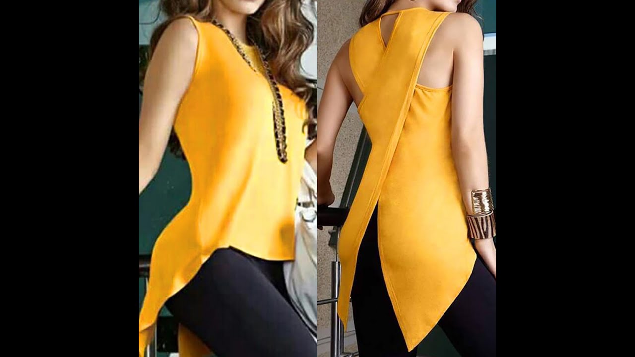 HOW TO MAKE A CROSSBACK BLOUSE|TOP|EASY TUTORIAL