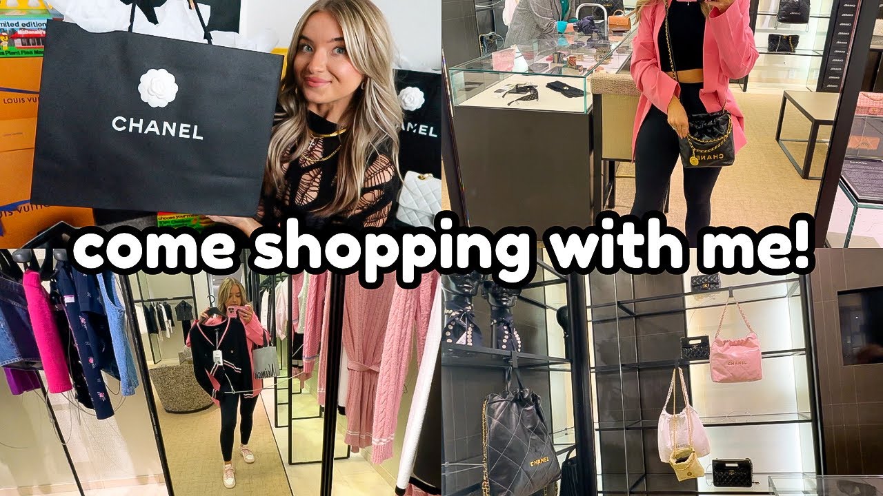 Come Shopping With Me! 🛍 Luxury Shopping Vlog + Chanel Unboxing!