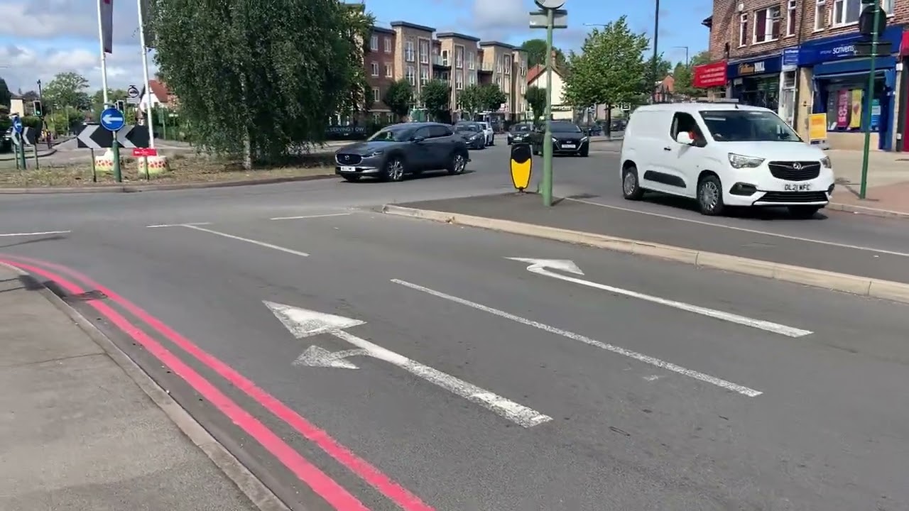 Around Shirley driving test centre