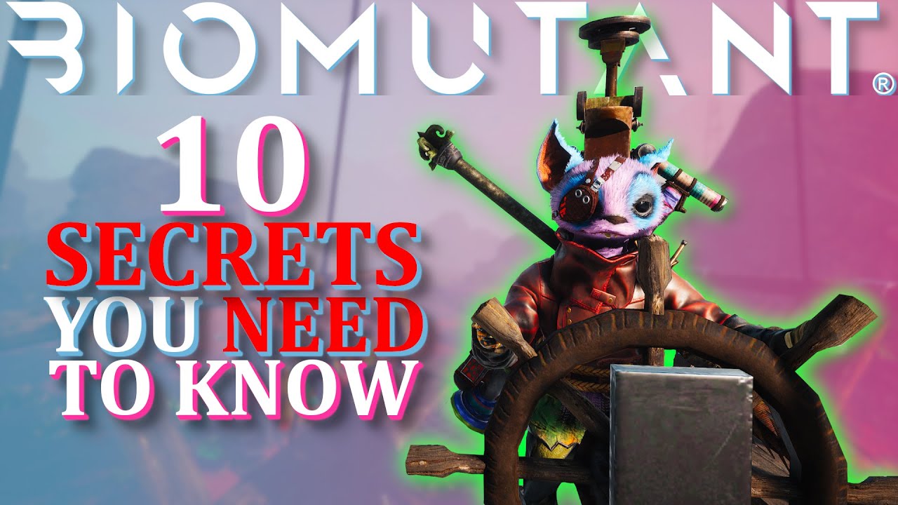 Biomutant 10 СЕКРЕТОВ, КОТОРЫЕ ВЫ ДОЛЖНЫ ЗНАТЬ: СЕКРЕТНЫЕ ТРАНСПОРТНЫЕ СРЕДСТВА И ОРУЖИЕ