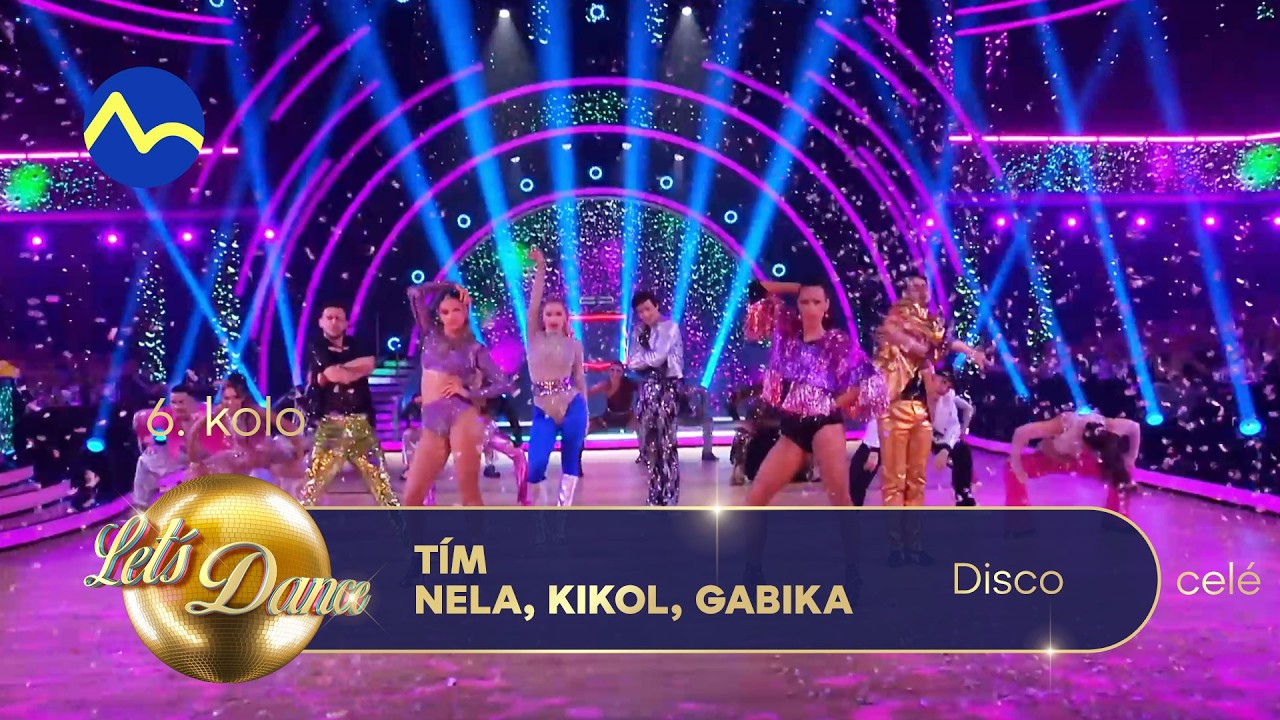 Disco dance t&iacute;m Nela, Kiko, Gabika: 6. kolo (cel&eacute;) | Let's Dance 2026
