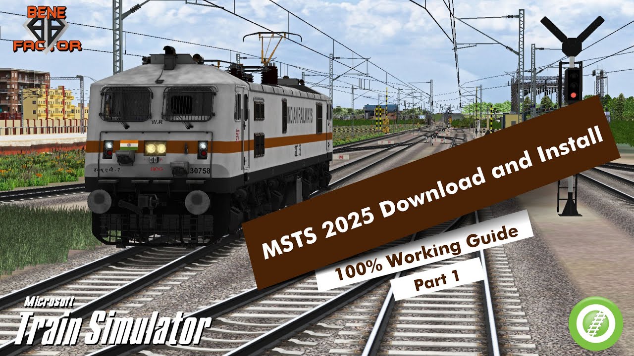 How to Download & Install MSTS in 2025 🔥 | 100% Working Microsoft Train Simulator + Open Rails Setup