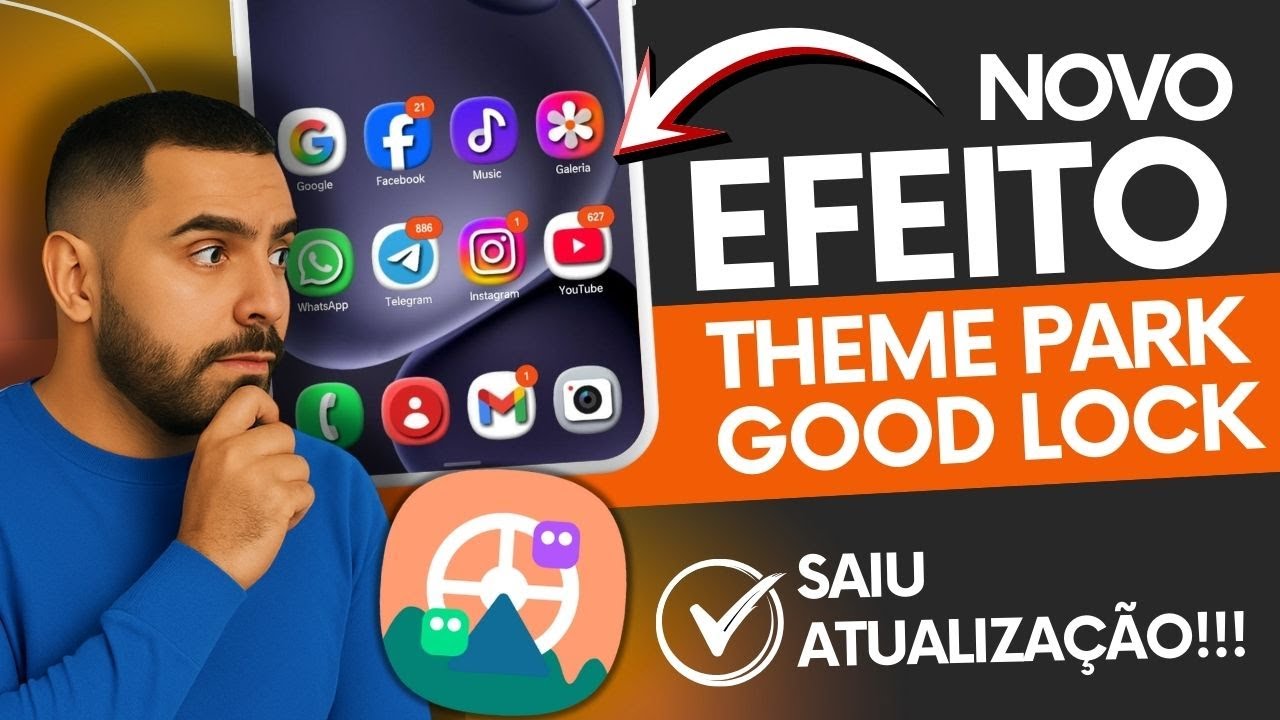 🔥ATUALIZAÇÃO INSANA no THEME PARK do GOOD LOCK! Novo Efeito Relevo + Surpresas