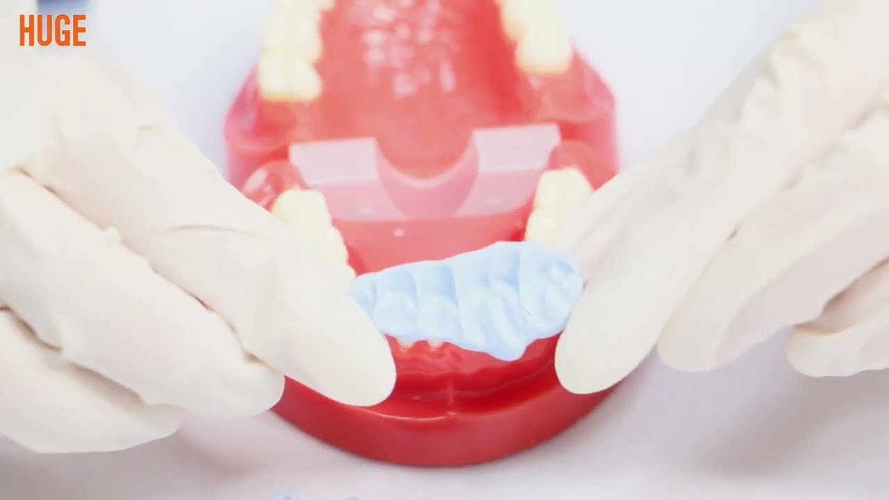 HUGE Bite Registration Silicone Operation Video