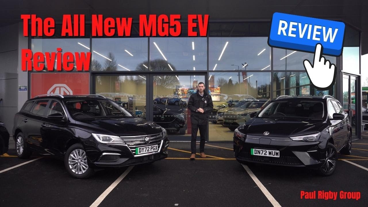 New MG5 EV Facelift - Side By Side Comparison - What's Different? | Paul Rigby MG