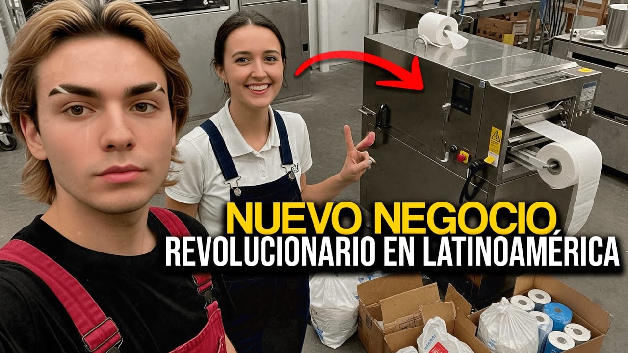 MINI-F&Aacute;BRICA de PAPEL HIGI&Eacute;NICO para EMPRENDER en CASA y GENERAR INGRESOS SEGUROS