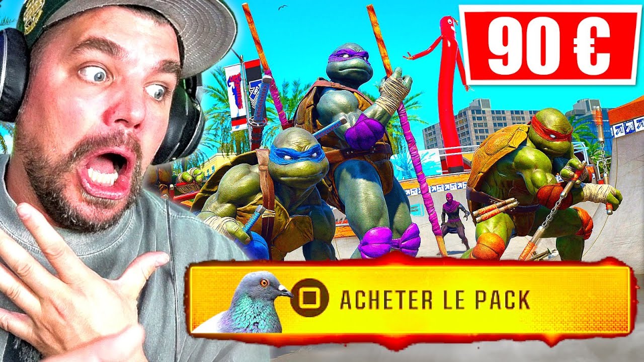 🤬🤮 90€ l'Event TORTUE NINJA sur BLACK OPS 6 😭