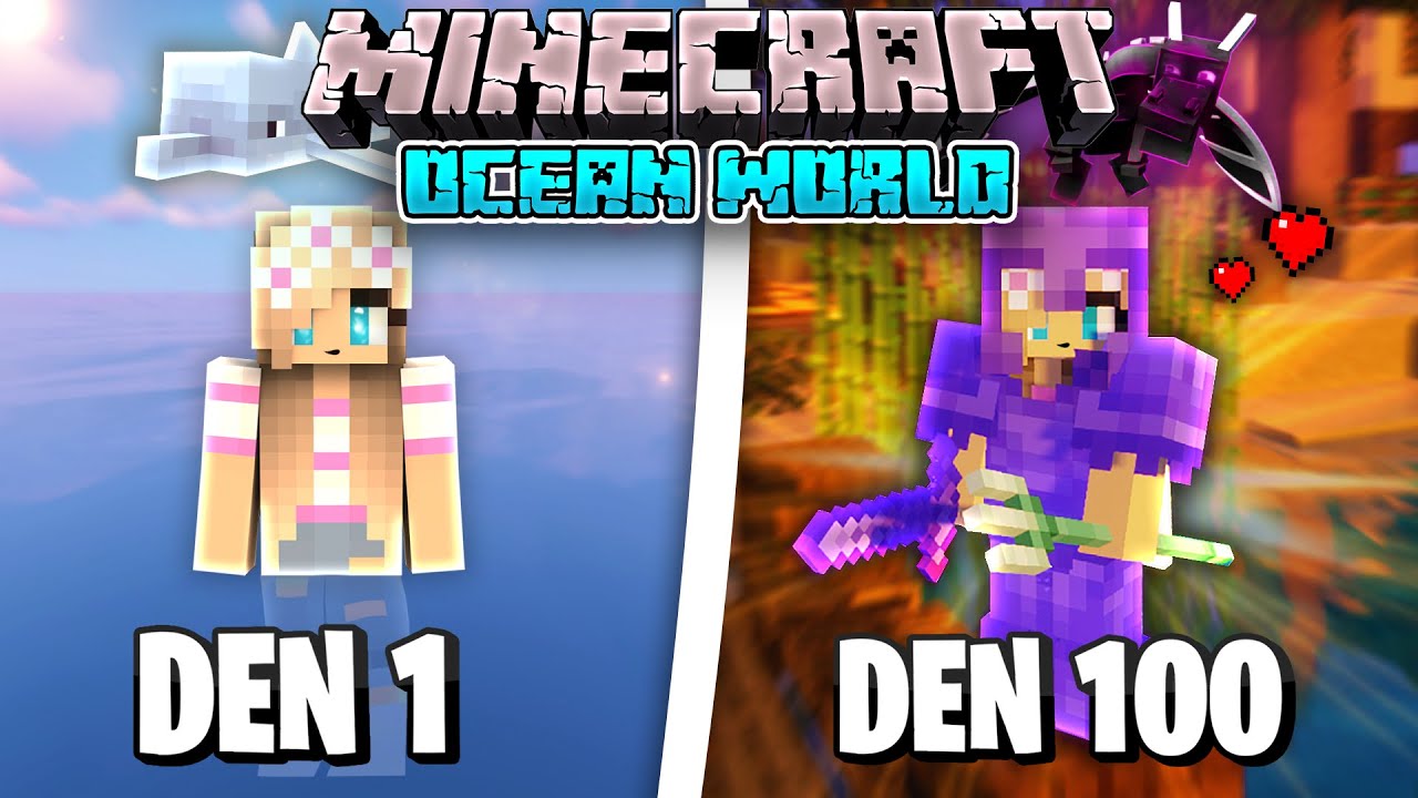 Prožila jsem 100 dní v OCEÁNU!🐟