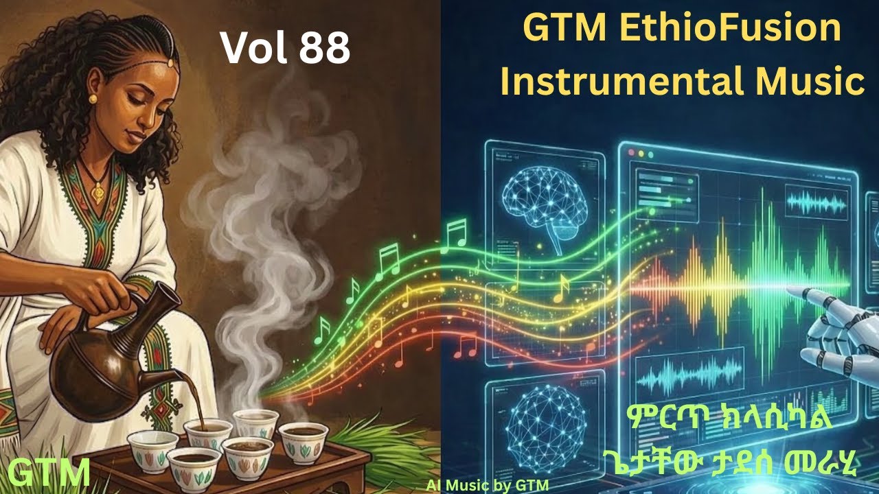 🟢🟡🔴 Ethiopian Instrumental Music | GTM EthioFusion| 25 Traditional & Fusion Tracks | Relax • Focus •