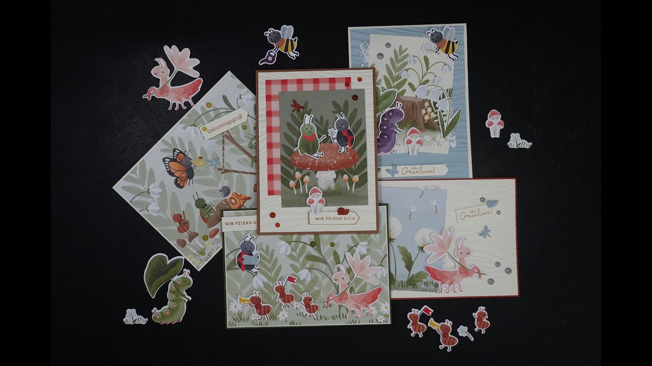 Süsse Käfer – Basteln - Anleitung - Stampin up