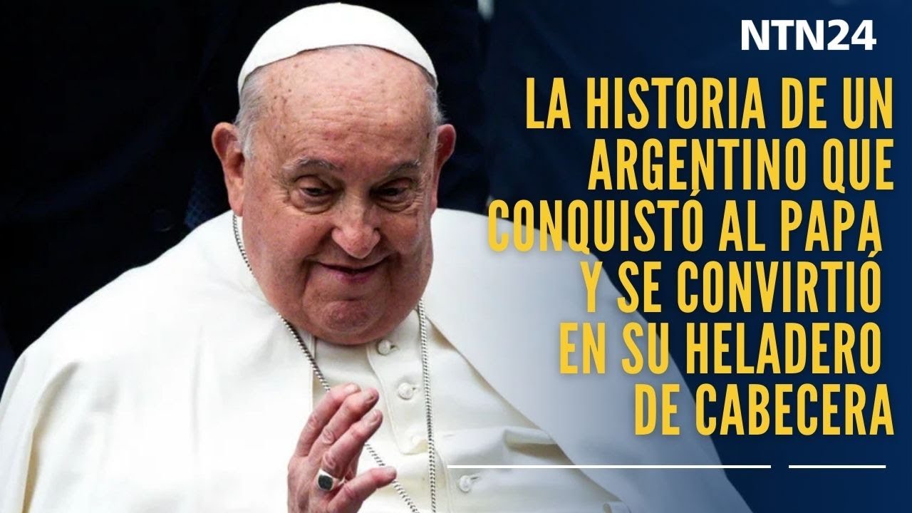 La historia de un argentino que conquistó al papa Francisco y se convirtió en su heladero